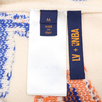 LOUIS VUITTON ルイヴィトン ｘNBA【国内正規】RM212M ZLL HLN10W コラボレター クルーネック ニットセーター トップス