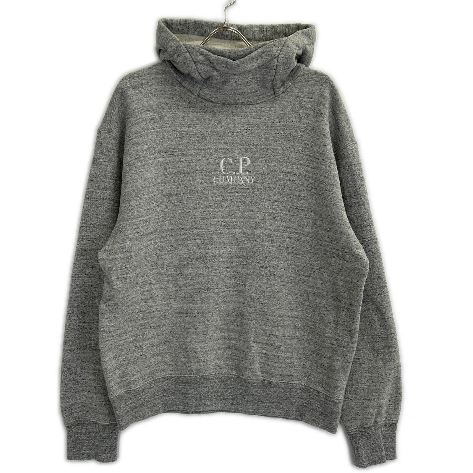 C.P.COMPANY C.P.公司 24AW 灰色 徽标 抓绒连帽卫衣 上衣
