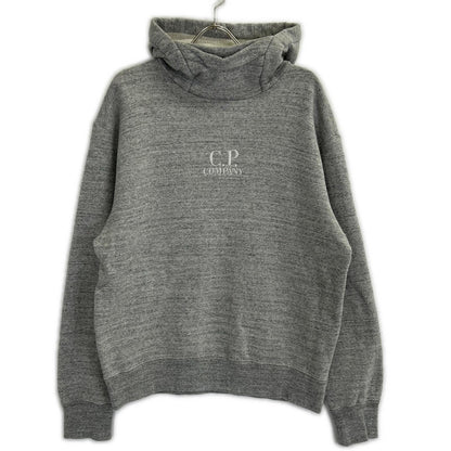C.P.COMPANY C.P.公司 24AW 灰色 徽标 抓绒连帽卫衣 上衣
