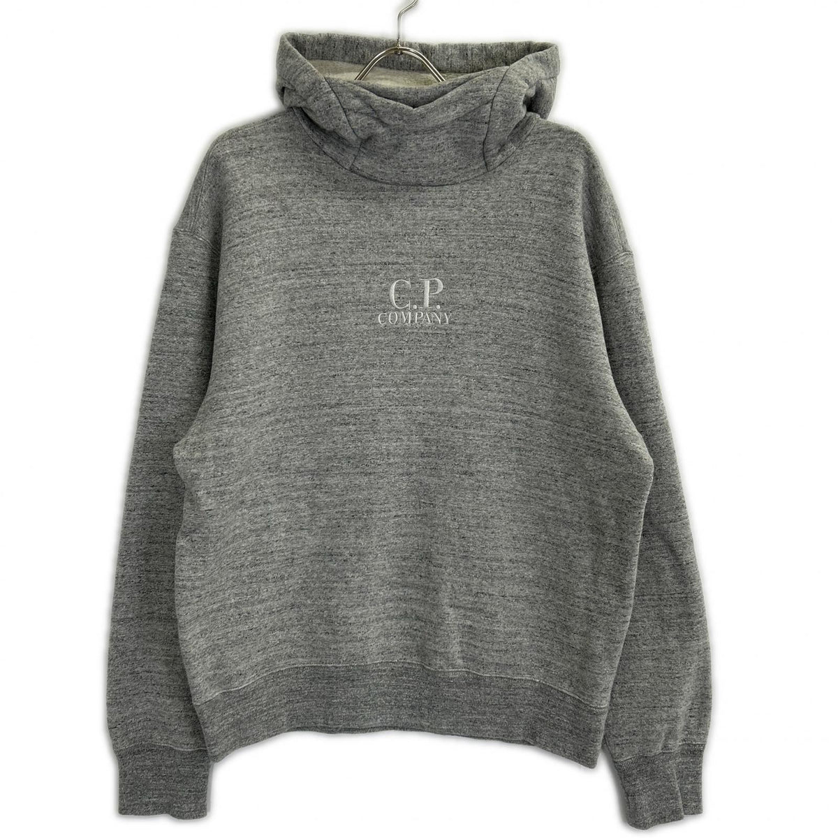 C.P.COMPANY C.P.公司 24AW 灰色 徽标 抓绒连帽卫衣 上衣