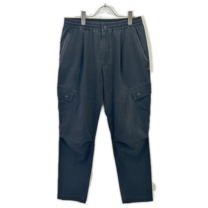 jun hashimoto ジュンハシモト ブラック 24AW PIGMENT AIRDOT カーゴパンツ ボトムス