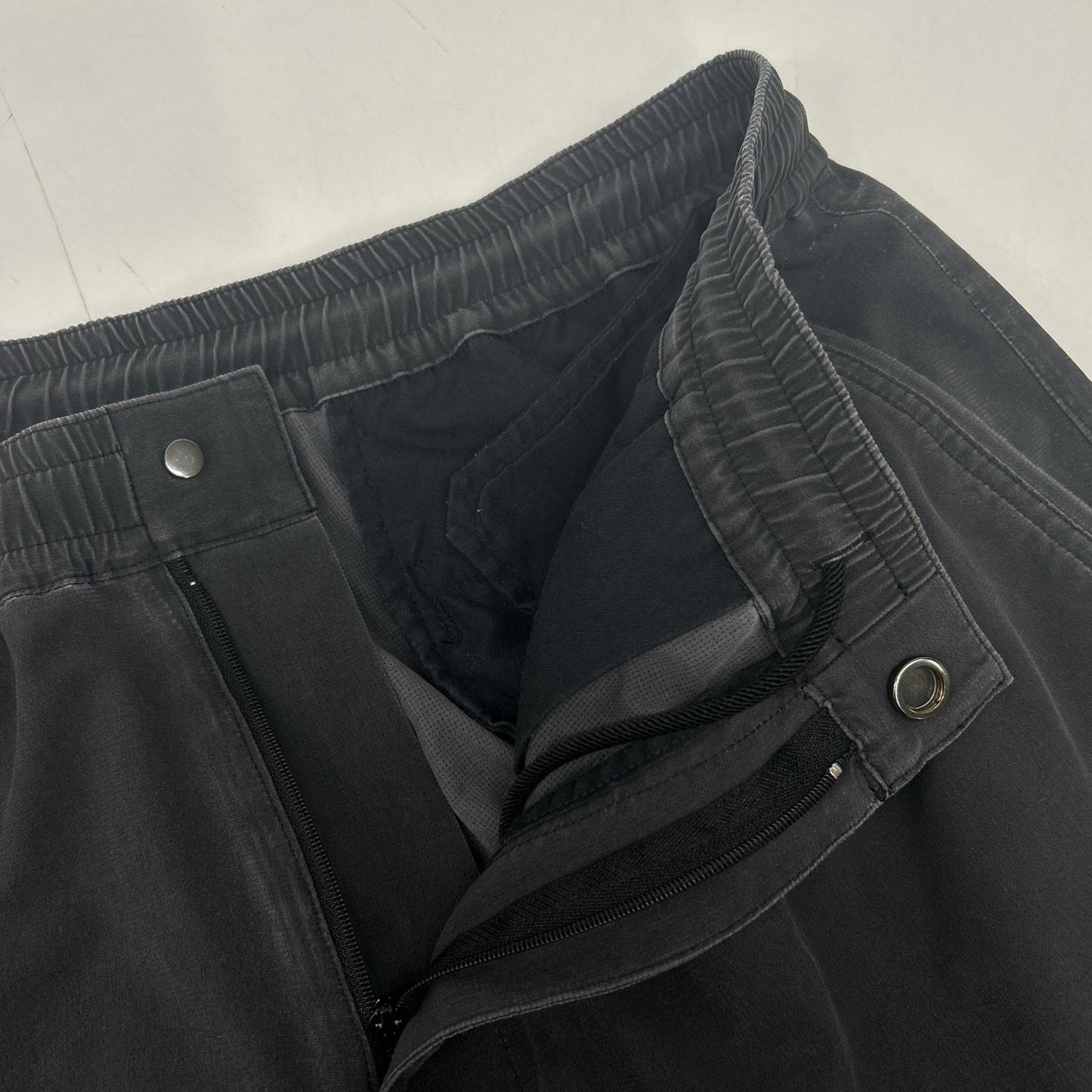 jun hashimoto ジュンハシモト ブラック 24AW PIGMENT AIRDOT カーゴパンツ ボトムス