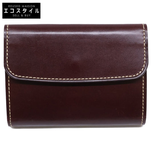 GANZO ガンゾ 【美品】フラップ ウォレット 三つ折り財布（小銭入れあり）