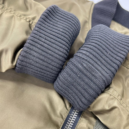 VANSON 范森 NVJK-401 卡其色 带皮质标签 MA-1飞行夹克 夹克 XL 男士