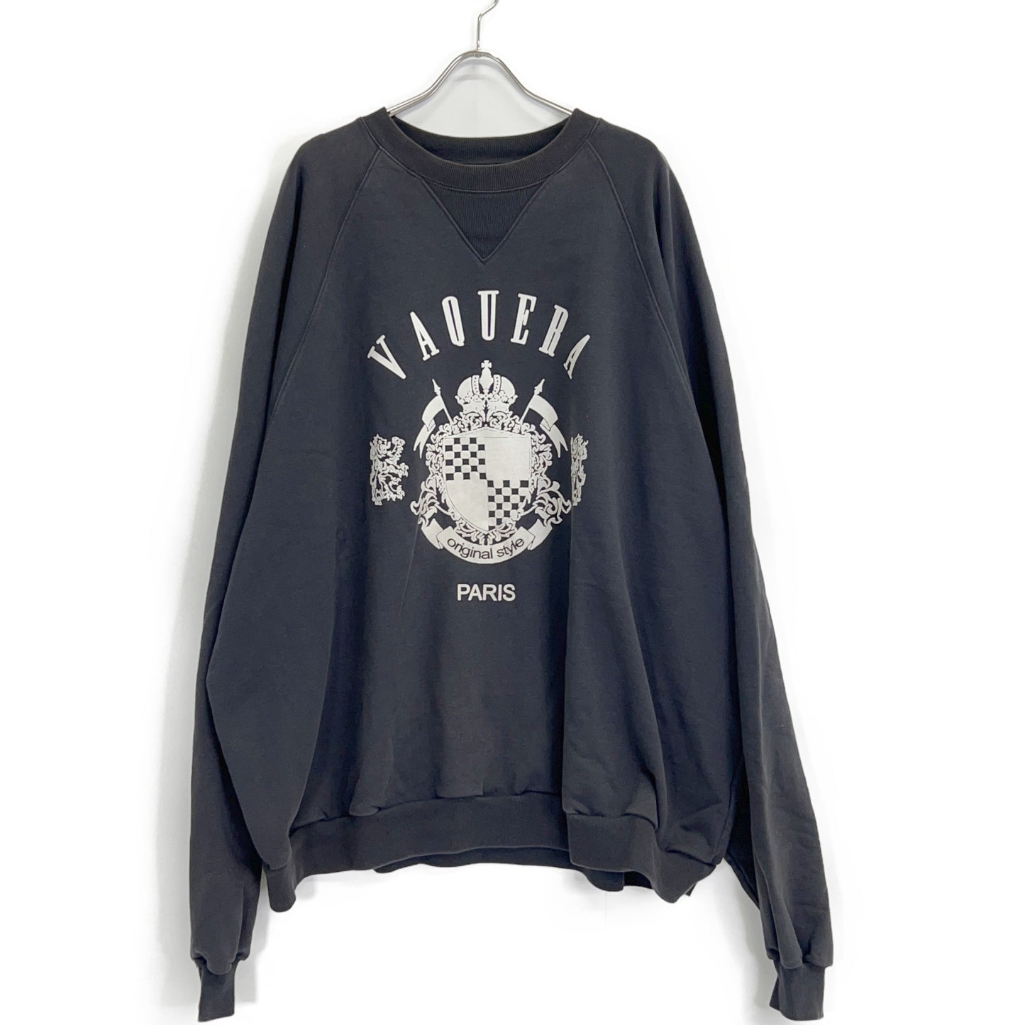VAQUERA VAQ04T009 Black Oversized Sweatshirt Top
