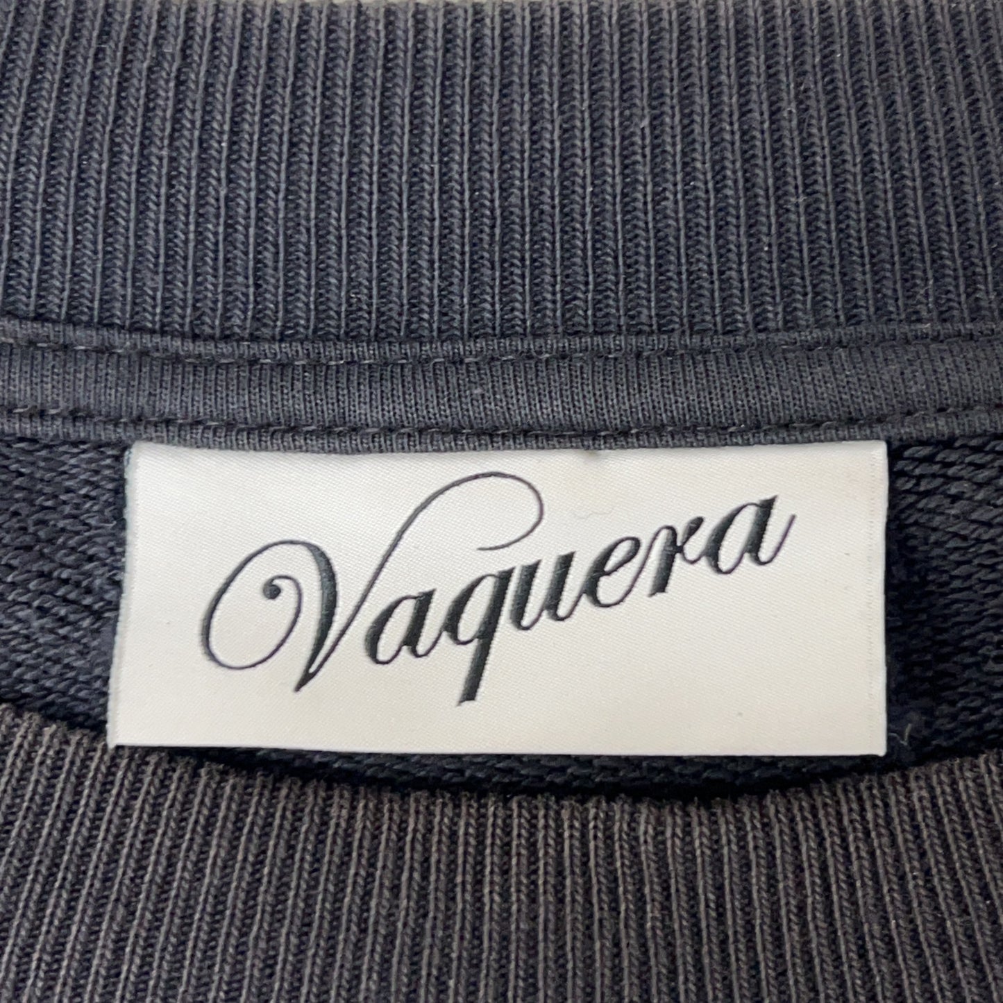 VAQUERA VAQ04T009 Black Oversized Sweatshirt Top