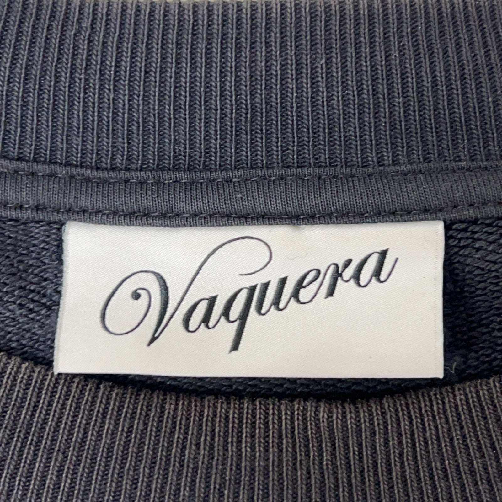 VAQUERA VAQ04T009 Black Oversized Sweatshirt Top