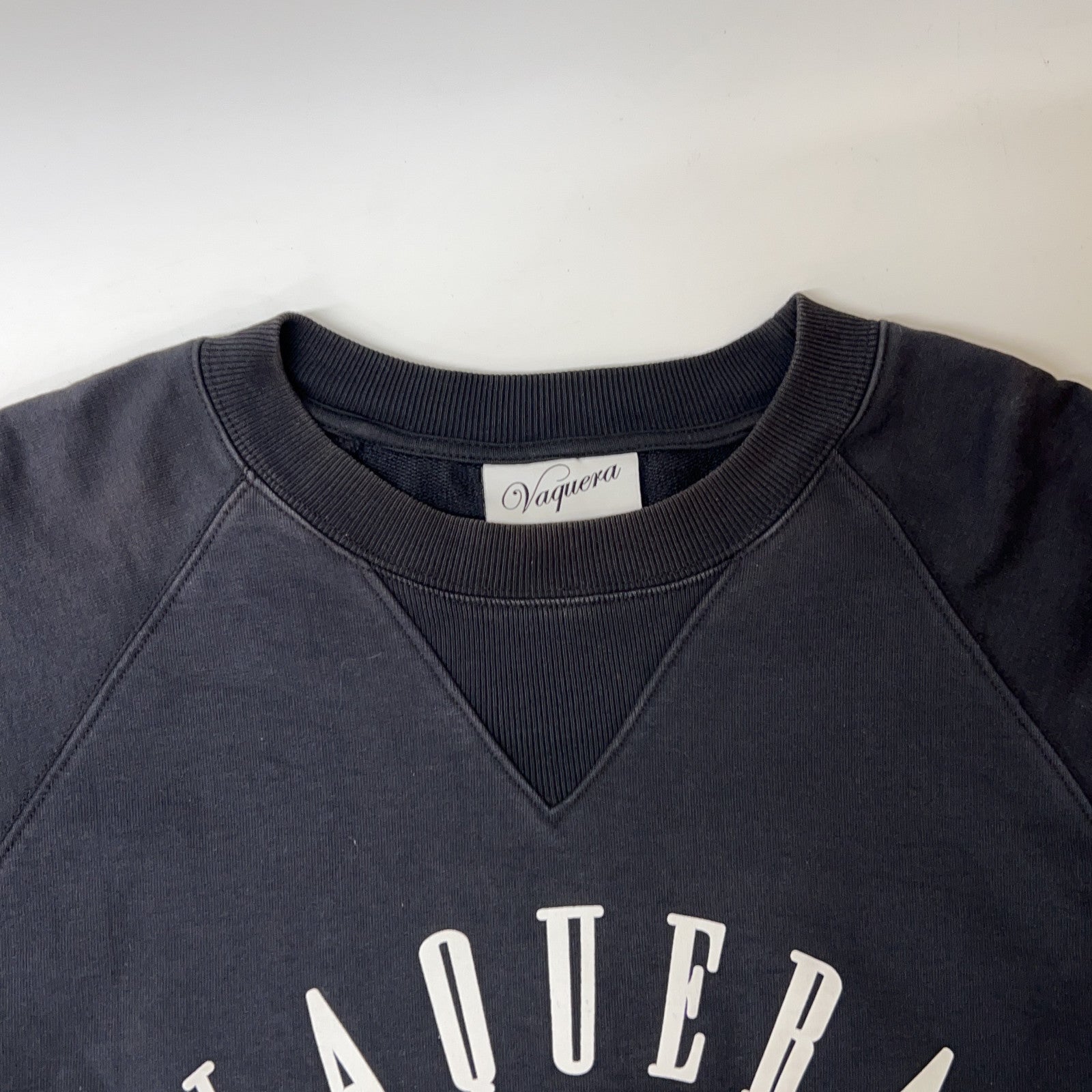 VAQUERA VAQ04T009 Black Oversized Sweatshirt Top