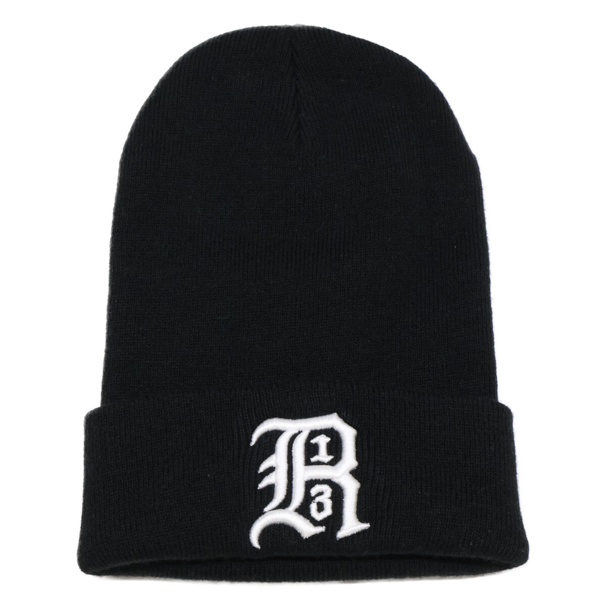 R13 R13A5002-01 R13 SKULLY HAT 标志刺绣冷帽 针织帽 帽子 O/S 男士