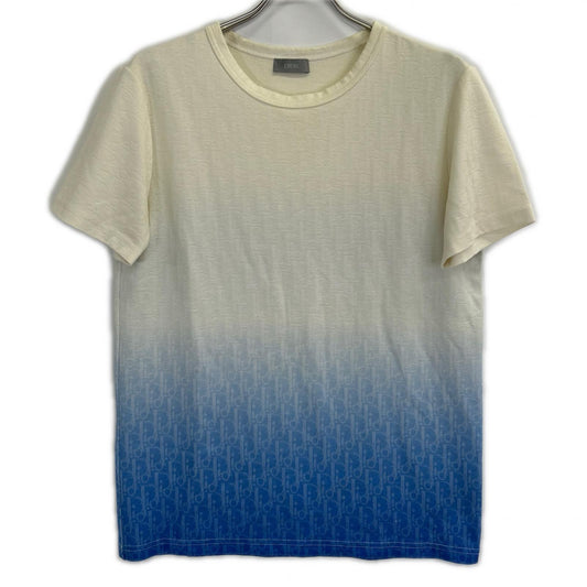 Dior HOMME ディオールオム 美品 国内正規 023J600B0624 20AW ｵﾌﾞﾘｰｸｸﾞﾗﾃﾞｰｼｮﾝ Tｼｬﾂ トップス S
