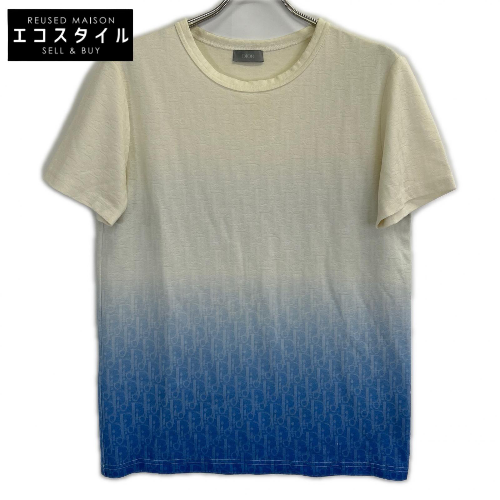 Dior HOMME ディオールオム 美品 国内正規 023J600B0624 20AW オブリークグラデーション Tシャツ トップス