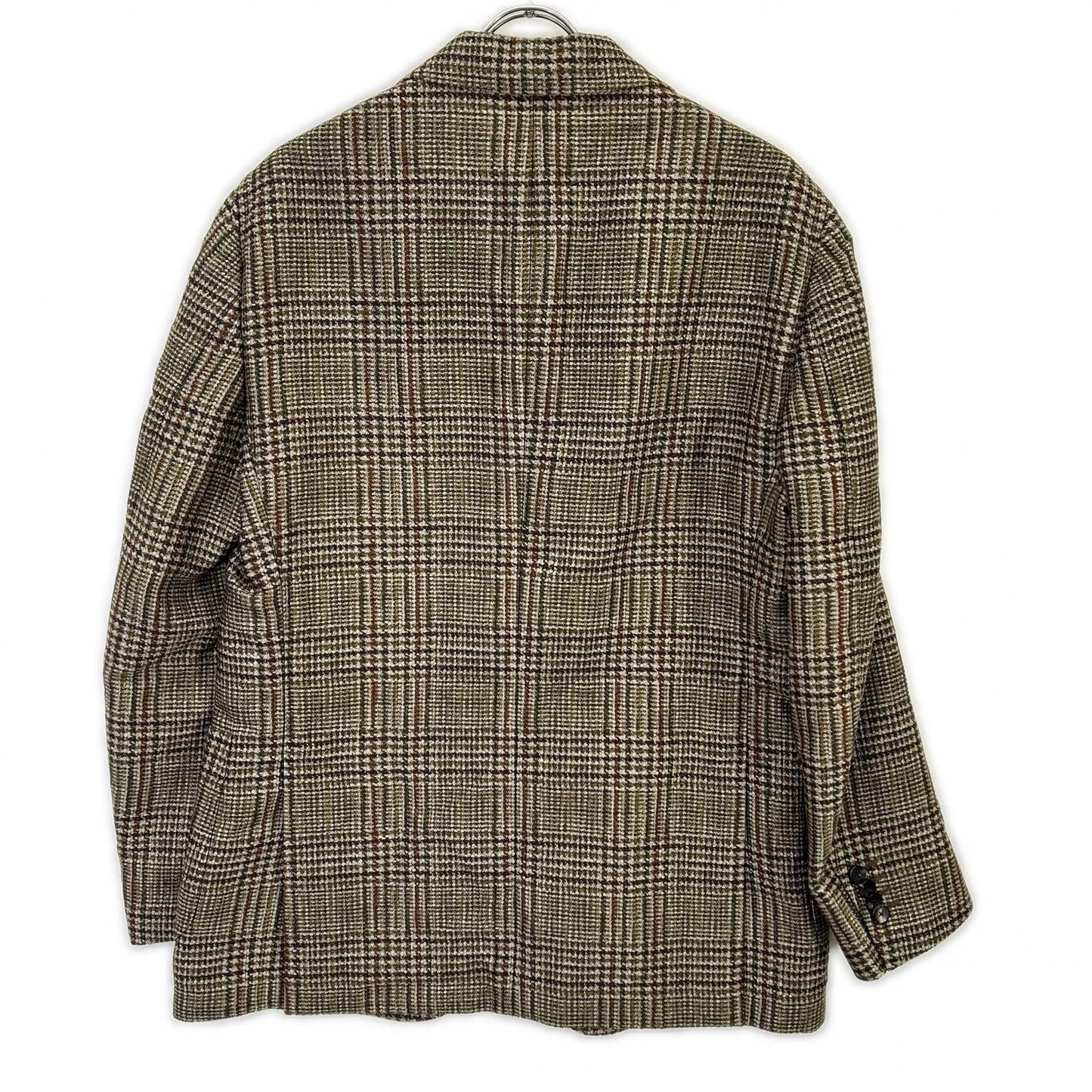 LARDINI ラルディーニ JS903AQ グリーン系 ウール×ナイロン ブートニエール 3Bジャケット ジャケット
