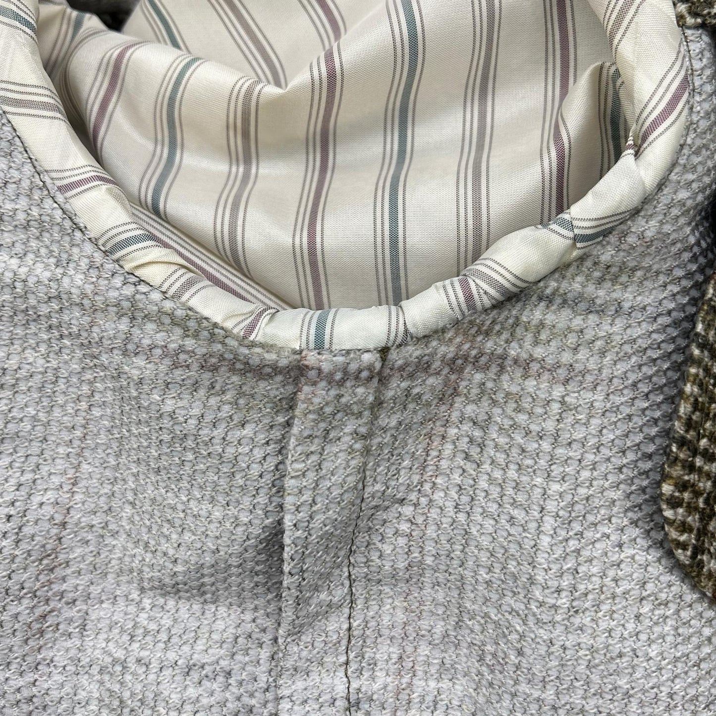 LARDINI ラルディーニ JS903AQ グリーン系 ウール×ナイロン ブートニエール 3Bジャケット ジャケット
