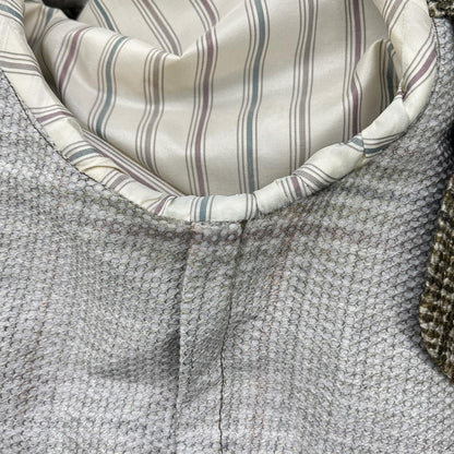 LARDINI ラルディーニ JS903AQ グリーン系 ウール×ナイロン ブートニエール 3Bジャケット ジャケット