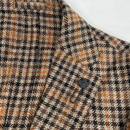 LARDINI ラルディーニ 【美品/国内正規】JA6000AQ ADVANCEアドヴァンス チェック ウールｘカシミヤ 3Bテーラード ジャケット