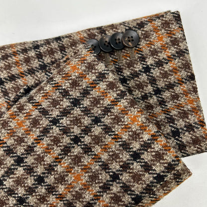 LARDINI ラルディーニ 【美品/国内正規】JA6000AQ ADVANCEアドヴァンス チェック ウールｘカシミヤ 3Bテーラード ジャケット