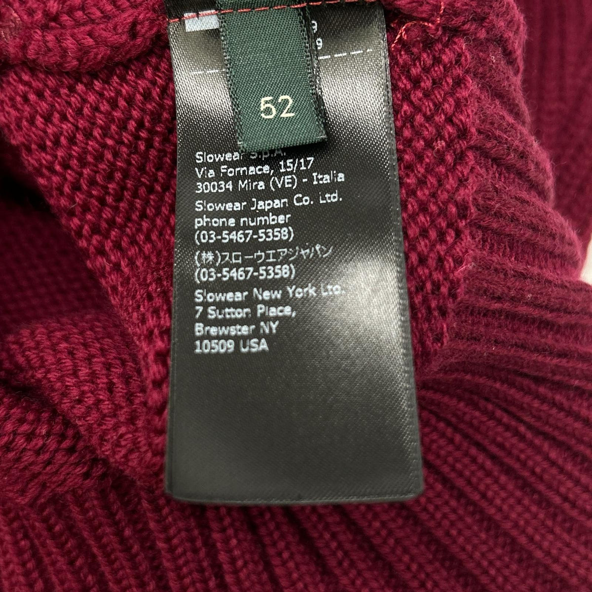 ZANONE ZANONE 810100 ZR229 波尔多 5针羊毛立领针织开衫 CHIOTO SLIM FIT 上衣