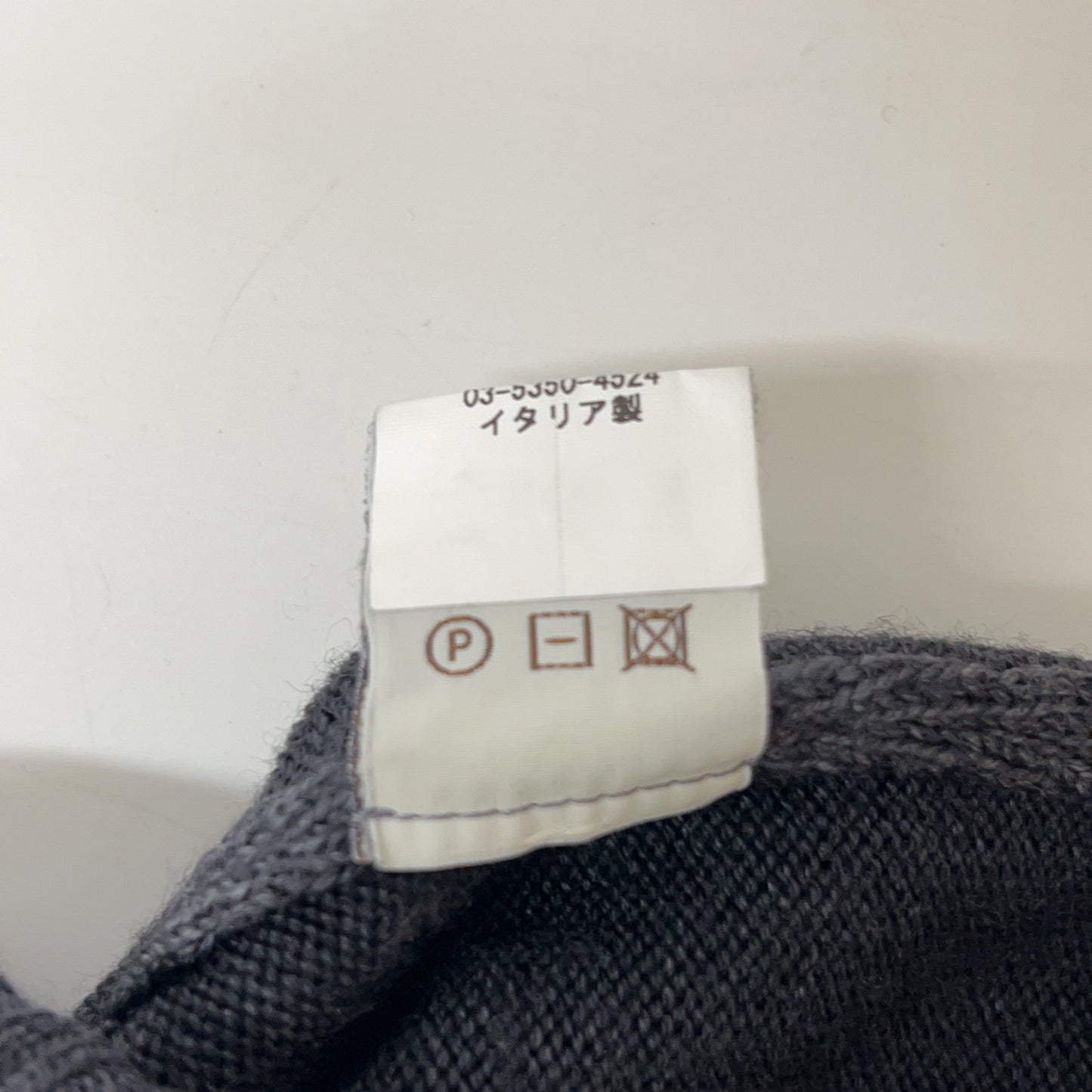 FILIPPO DE LAURENTIIS 菲利波·德·劳伦蒂斯 3210-LU3ML45 灰色 美利奴羊毛 7针距 高领针织衫 上衣