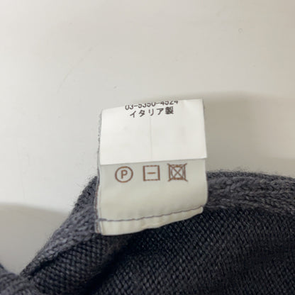 FILIPPO DE LAURENTIIS 菲利波·德·劳伦蒂斯 3210-LU3ML45 灰色 美利奴羊毛 7针距 高领针织衫 上衣