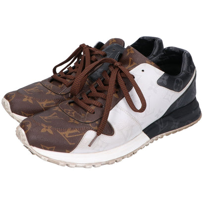 LOUIS VUITTON ルイヴィトン 18年製 ブラック×ホワイト モノグラム ランアウェイスニーカー シューズ