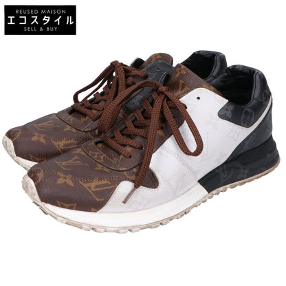 LOUIS VUITTON ルイヴィトン 18年製 ブラック×ホワイト モノグラム ランアウェイスニーカー シューズ