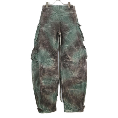 THE ATTICO 吉阿蒂科 【美品】236WCP84 D022 238 Fern Long Pants Stained Green 全幅印花长裤/下装