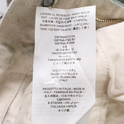 THE ATTICO 吉阿蒂科 【美品】236WCP84 D022 238 Fern Long Pants Stained Green 全幅印花长裤/下装