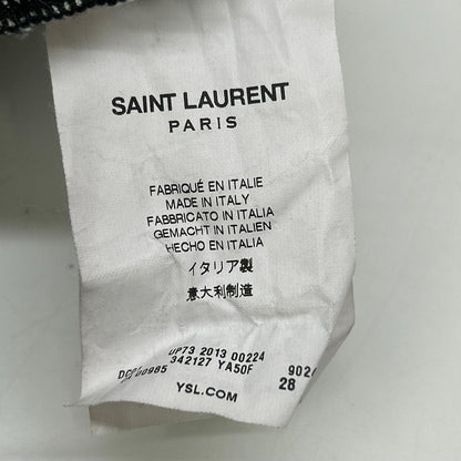 SAINT LAURENT PARIS 圣罗兰巴黎 Hedi时期 13年款 条纹紧身裤 下装