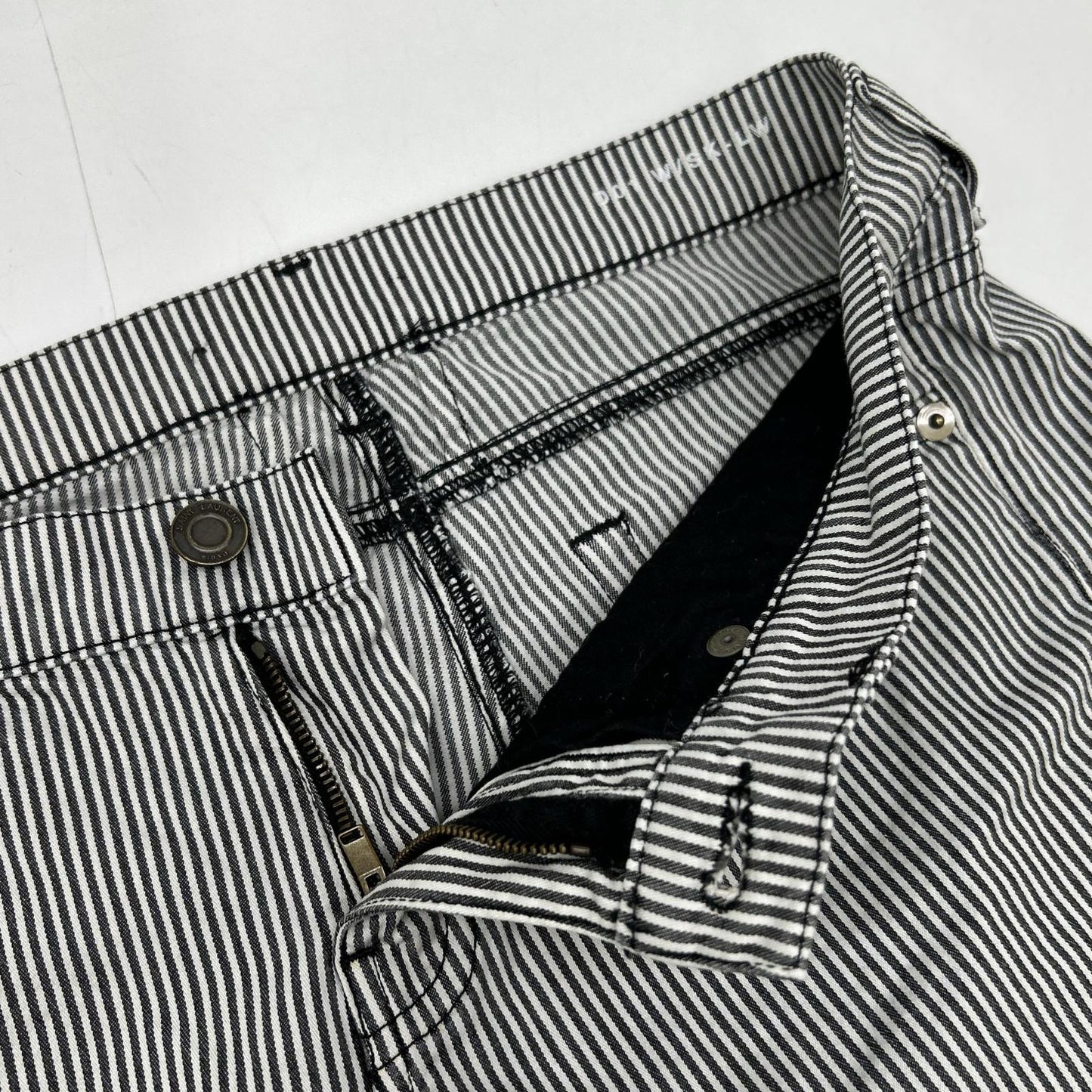 SAINT LAURENT PARIS 圣罗兰巴黎 Hedi时期 13年款 条纹紧身裤 下装