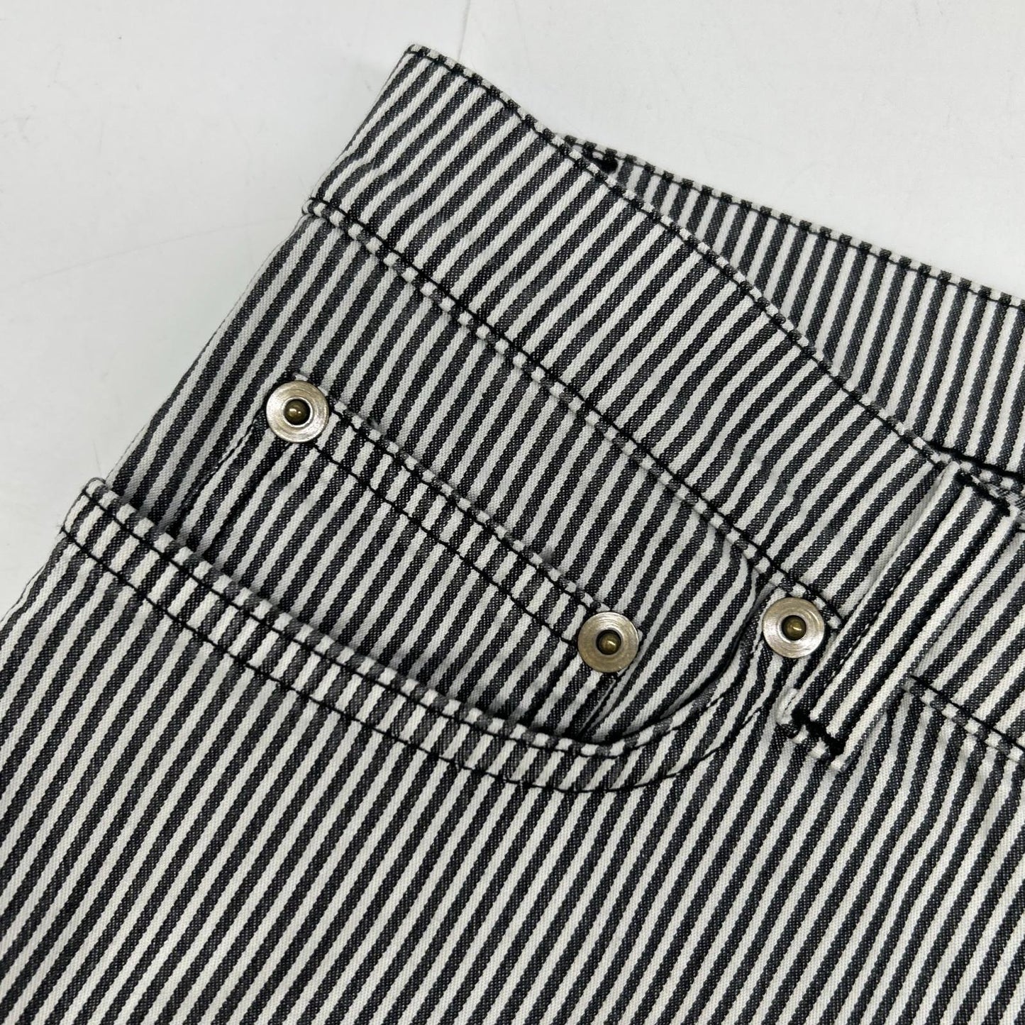 SAINT LAURENT PARIS 圣罗兰巴黎 Hedi时期 13年款 条纹紧身裤 下装