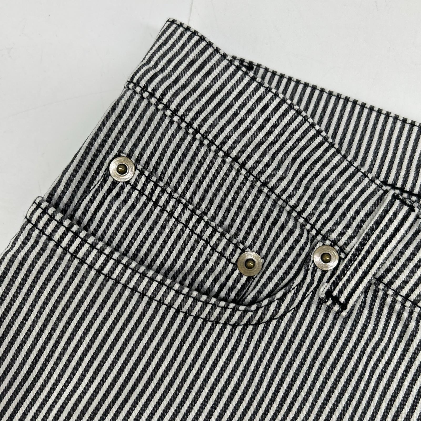 SAINT LAURENT PARIS 圣罗兰巴黎 Hedi时期 13年款 条纹紧身裤 下装