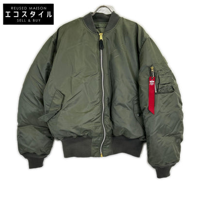 ALPHA INDUSTRIES アルファインダストリーズ MOONLOID別注 TA0510-9059 VINTAGE GRAY DOWN MA-1 ジャケット