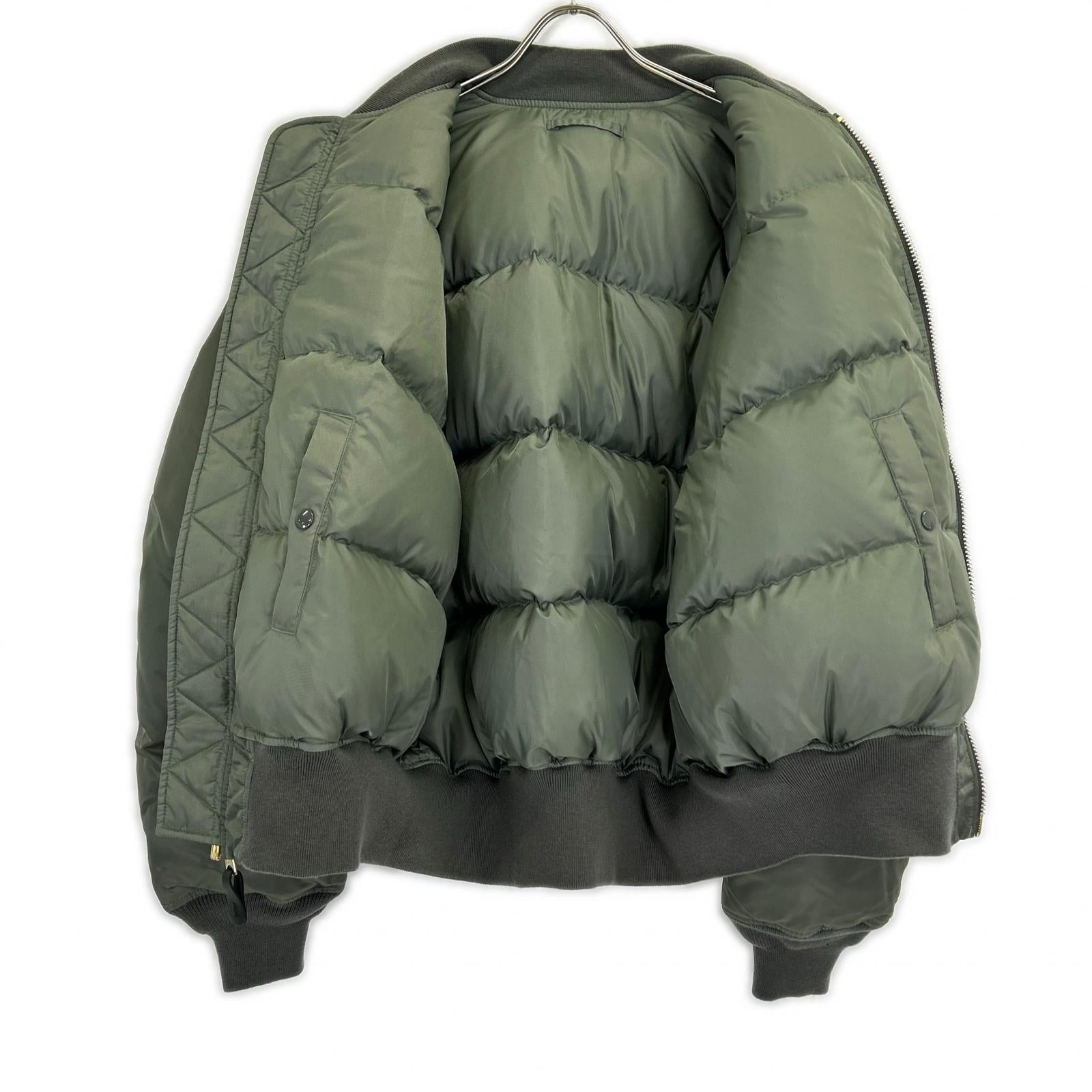 ALPHA INDUSTRIES アルファインダストリーズ MOONLOID別注 TA0510-9059 VINTAGE GRAY DOWN MA-1 ジャケット