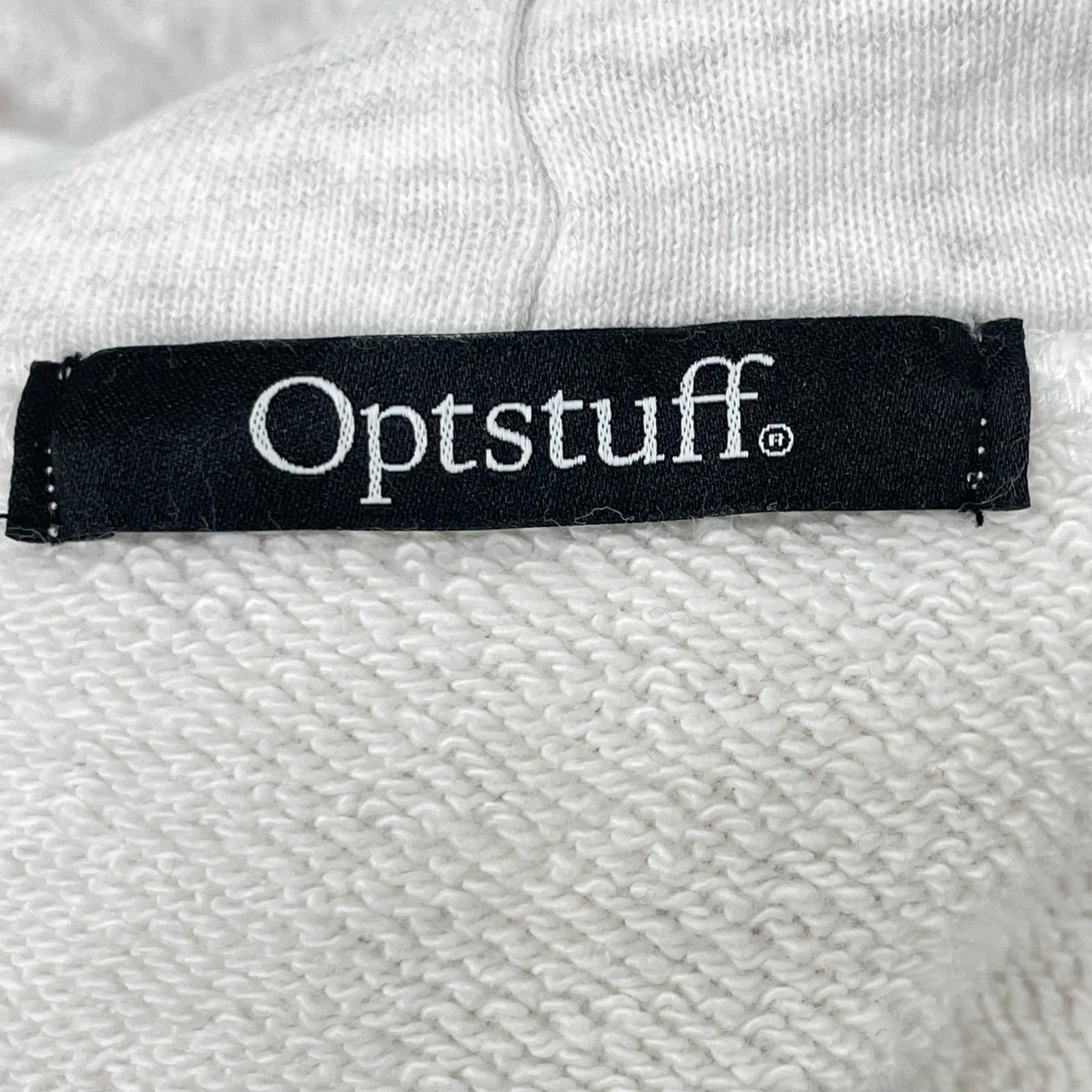 Optstuff オプトスタフ OPT10004 グレー ロゴスウェットパーカー トップス