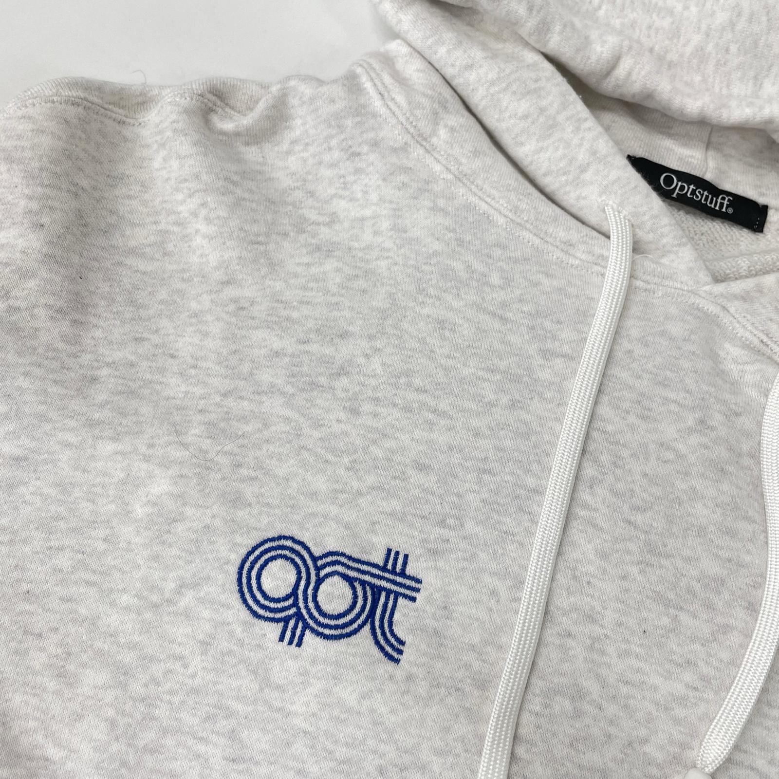 Optstuff オプトスタフ OPT10004 グレー ロゴスウェットパーカー トップス