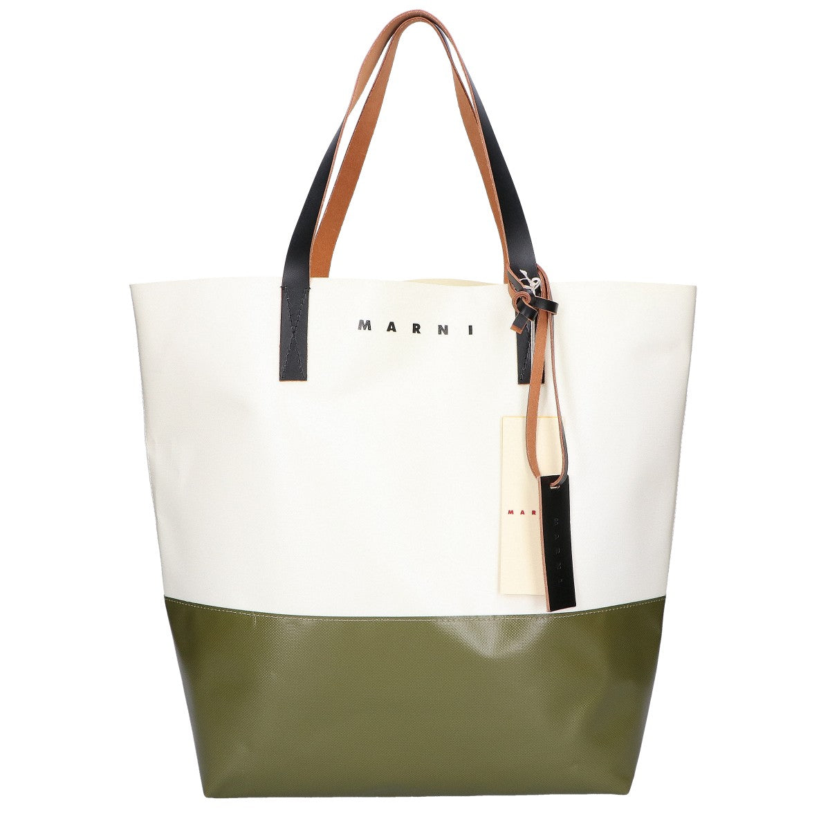 MARNI マルニ 【新品同様】SHMQ0037A0 TRIBECA トライベッカ バイカラー ショッピングバッグ/ トートバッグ