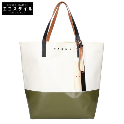 MARNI マルニ 【新品同様】SHMQ0037A0 TRIBECA トライベッカ バイカラー ショッピングバッグ/ トートバッグ