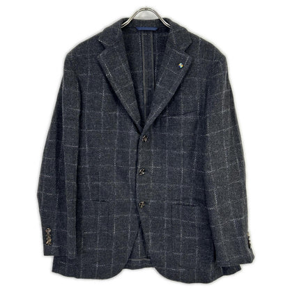 Belvest 贝维斯 G10647 灰色 羊毛棉 格纹 JACKET IN THE BOX 3纽扣夹克 夹克