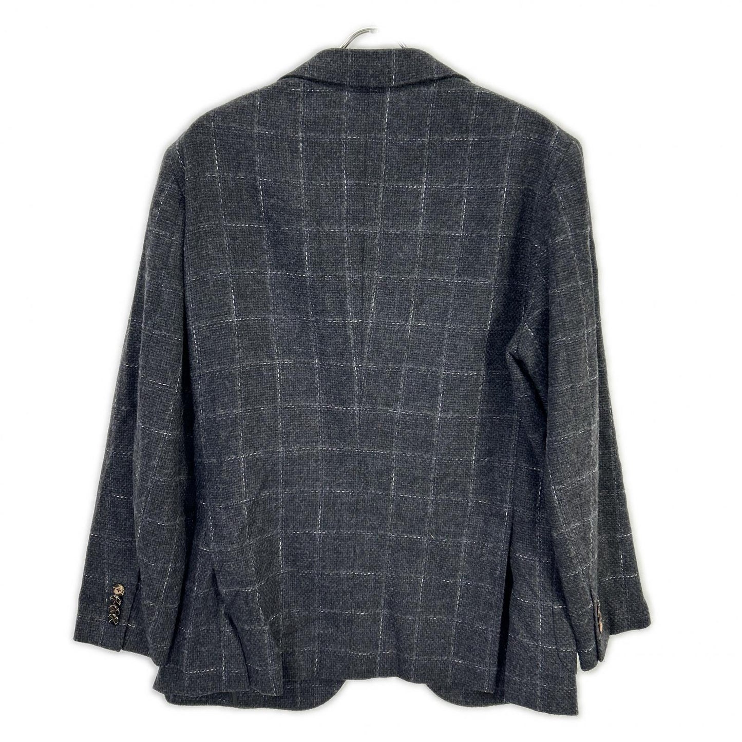 Belvest 贝维斯 G10647 灰色 羊毛棉 格纹 JACKET IN THE BOX 3纽扣夹克 夹克