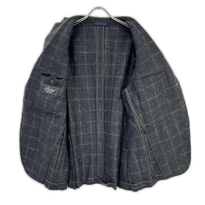 Belvest 贝维斯 G10647 灰色 羊毛棉 格纹 JACKET IN THE BOX 3纽扣夹克 夹克