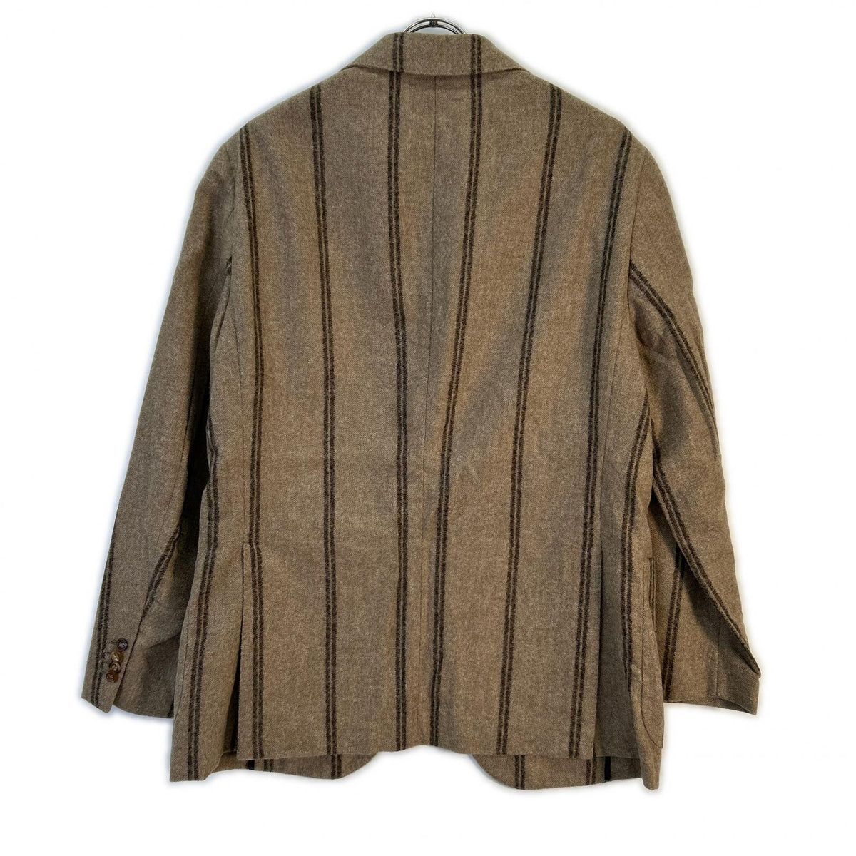 Belvest ベルベスト G10302 ブラウン アルパカウール ストライプ JACKET IN THE BOX 3Bジャケット ジャケット