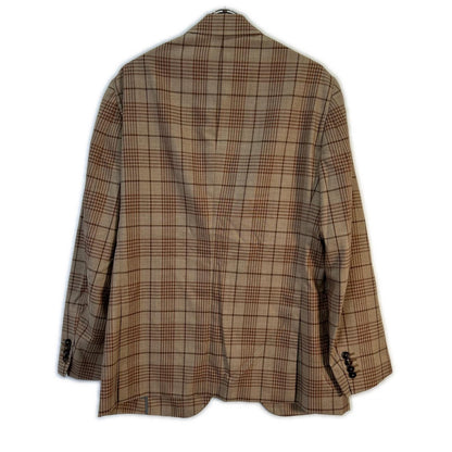 Belvest ベルベスト G10307 ブラウン ウール チェック JACKET IN THE BOX 3Bジャケット ジャケット