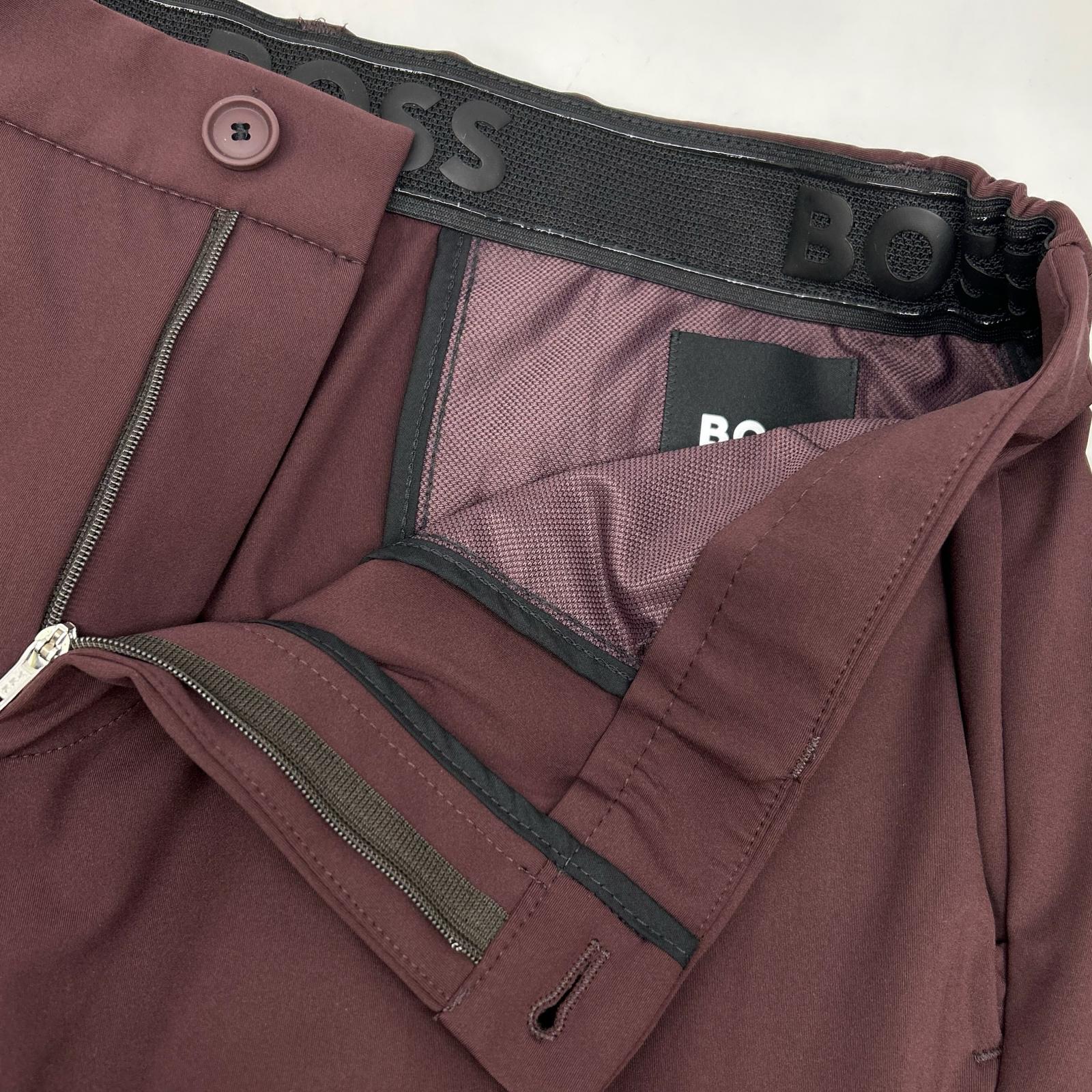 BOSS ボス ボルドー ナイロン Dressletic パフォーマンススリムフィット ジャケットパンツ セットアップ