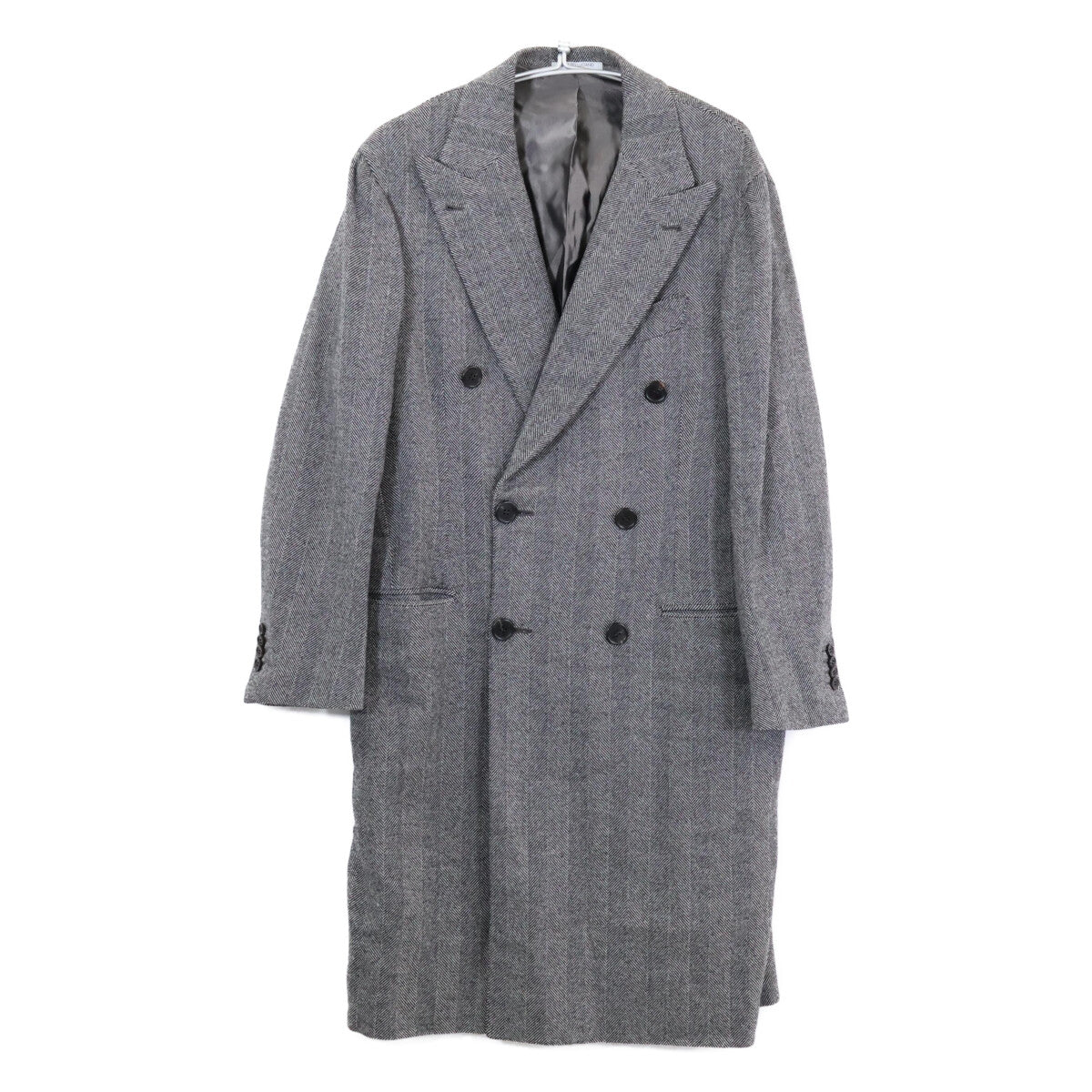 Orazio Luciano 奥拉齐奥·卢西亚诺【美品/日本国内正品】T4216 羊毛双排扣切斯特大衣