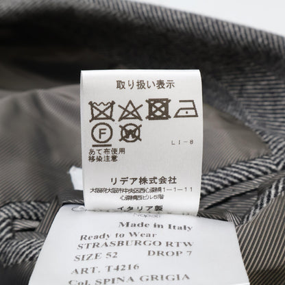 Orazio Luciano 奥拉齐奥·卢西亚诺【美品/日本国内正品】T4216 羊毛双排扣切斯特大衣