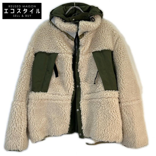 sacai サカイ 【美品/25年款】25-03854M Faux Shearling 人造羊羔绒夹克 夹克 2 男士