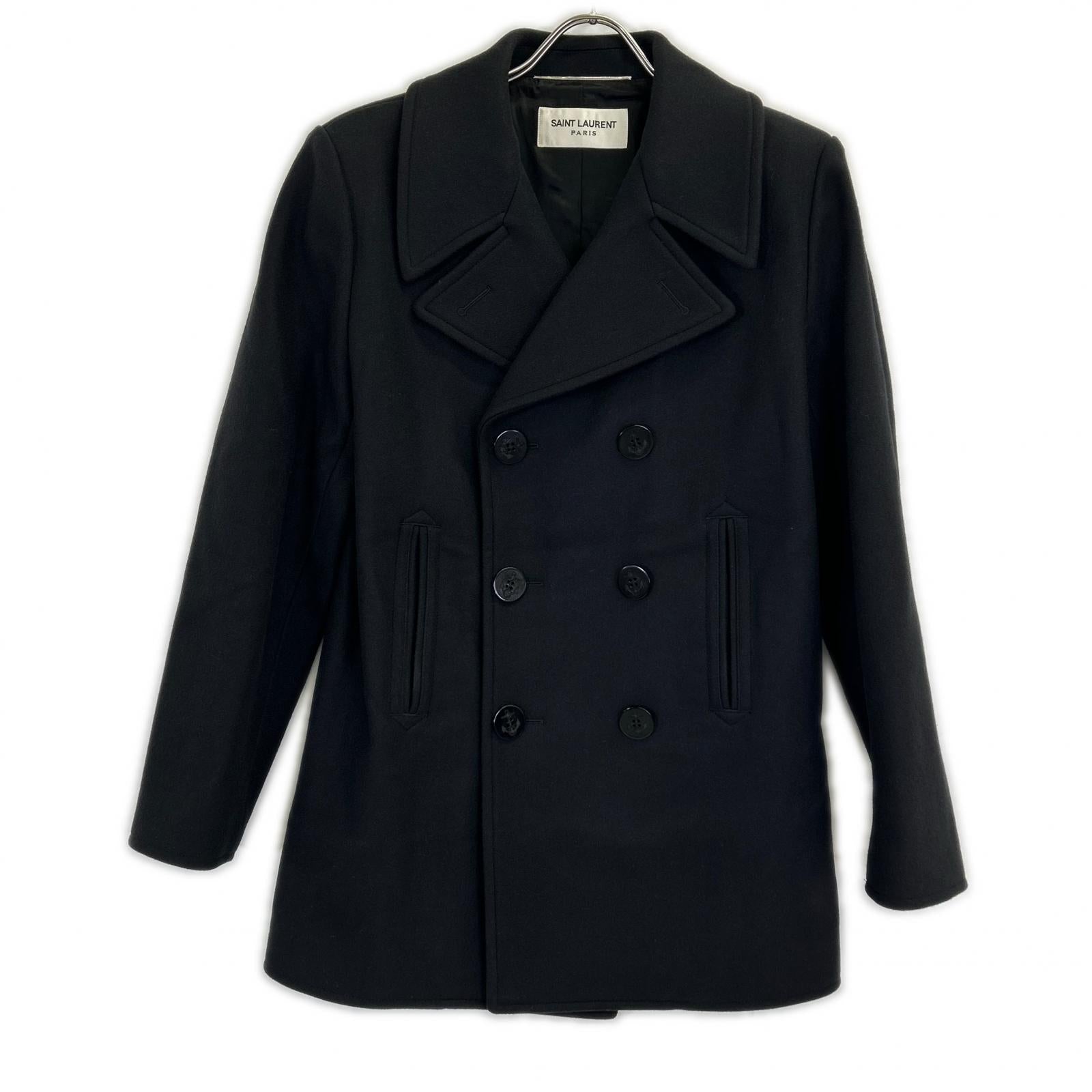 SAINT LAURENT PARIS サンローランパリ 18AW 【国内正規】343626 ウール ピー コート