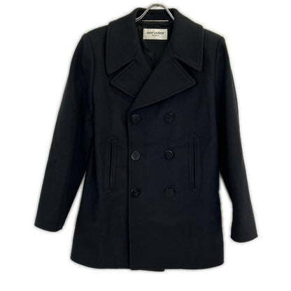 SAINT LAURENT PARIS サンローランパリ 18AW 【国内正規】343626 ウール ピー コート