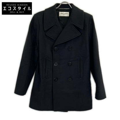 SAINT LAURENT PARIS サンローランパリ 18AW 【国内正規】343626 ウール ピー コート
