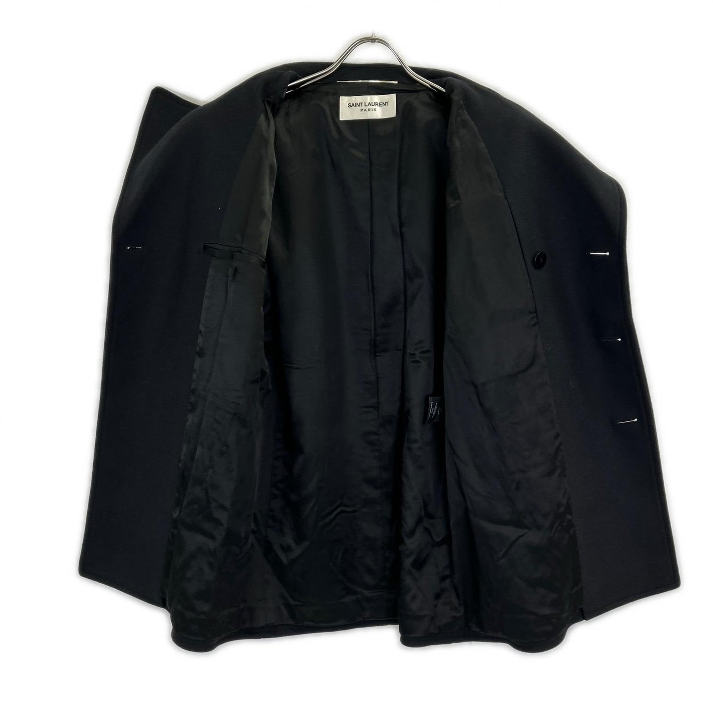 SAINT LAURENT PARIS サンローランパリ 18AW 【国内正規】343626 ウール ピー コート